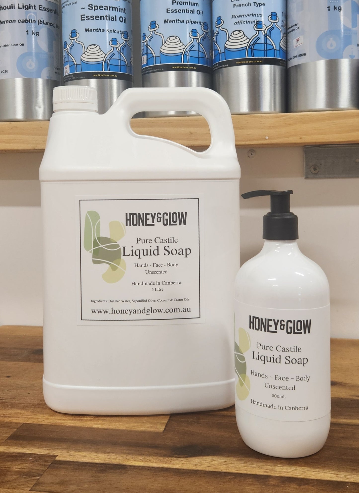 Liquid Soap - Sensitive Skin - honeyandglow-com