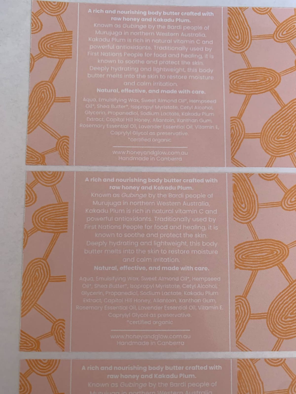 Honey and Kakadu Plum Body Butter