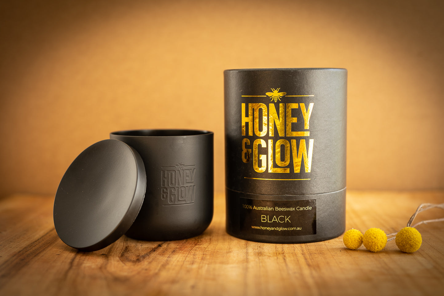 ‘Metallic’ Candle Range - honeyandglow-com