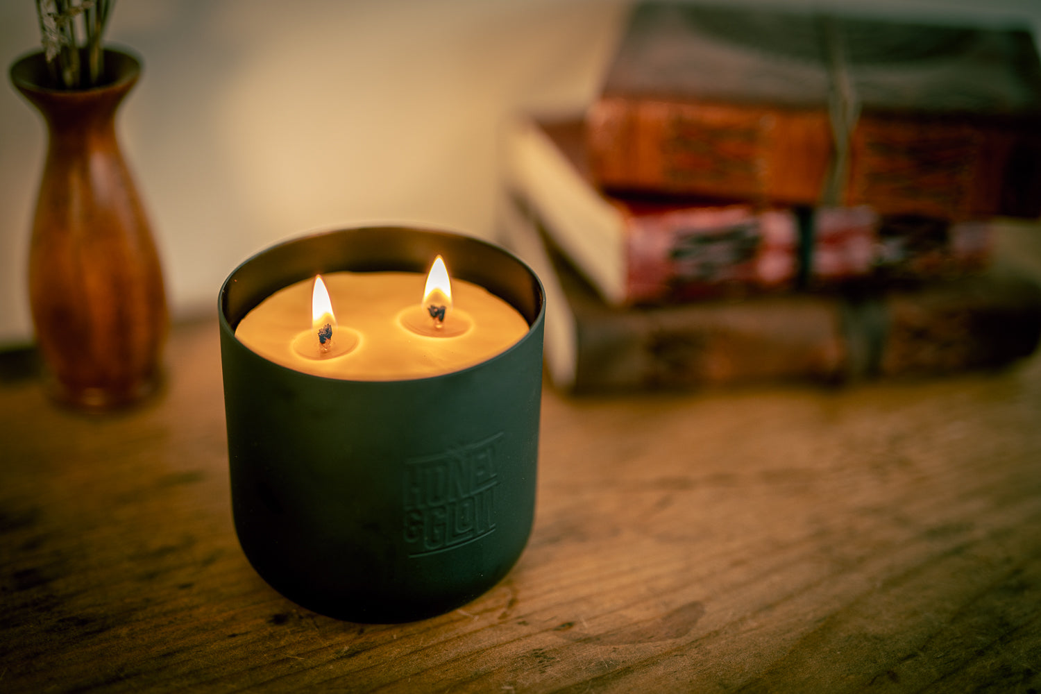 ‘Metallic’ Candle Range - honeyandglow-com
